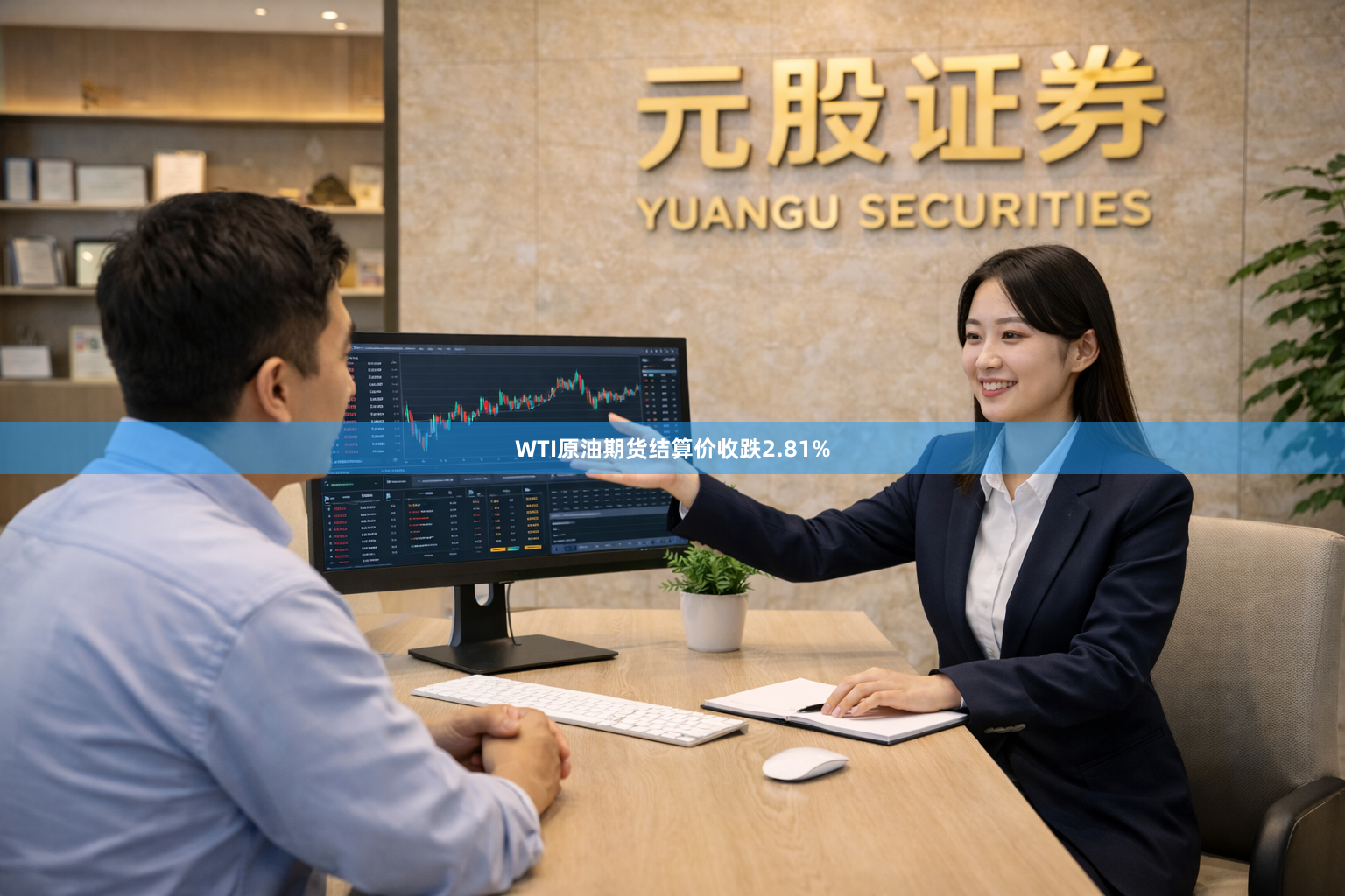 WTI原油期货结算价收跌2.81%