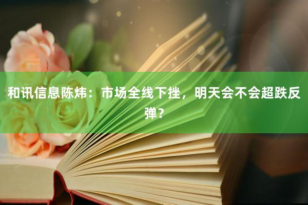 和讯信息陈炜：市场全线下挫，明天会不会超跌反弹？