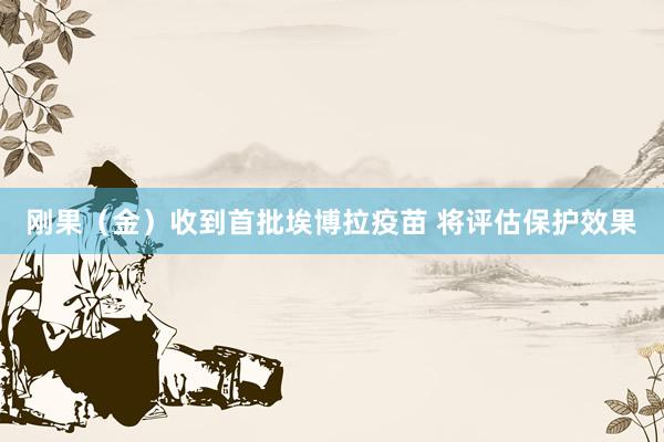 刚果（金）收到首批埃博拉疫苗 将评估保护效果