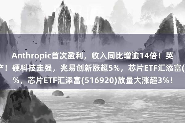 Anthropic首次盈利，收入同比增逾14倍！英伟达硅光交换机全面量产！硬科技走强，兆易创新涨超5%，芯片ETF汇添富(516920)放量大涨超3%！