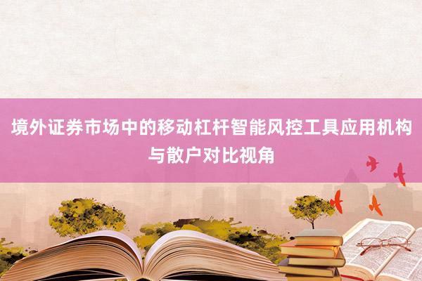 境外证券市场中的移动杠杆智能风控工具应用机构与散户对比视角
