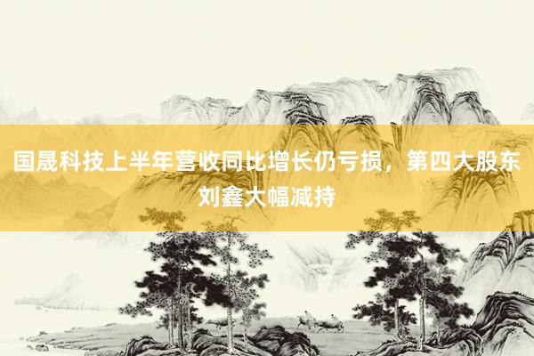 国晟科技上半年营收同比增长仍亏损，第四大股东刘鑫大幅减持
